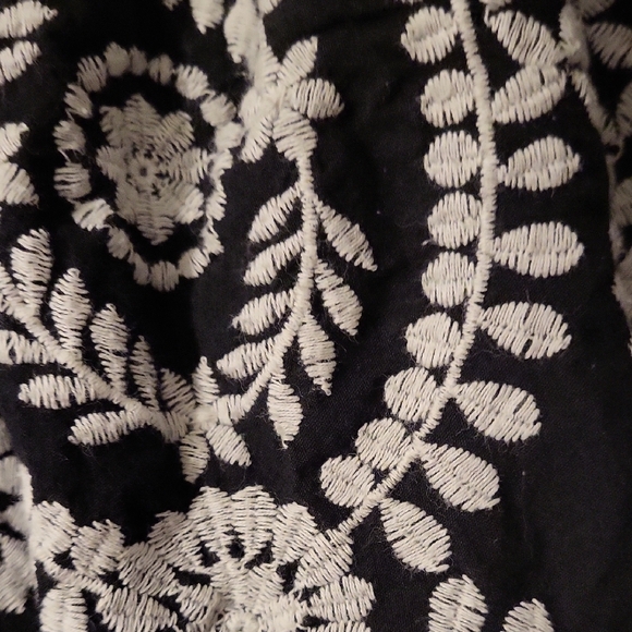 Entro Black and Cream Lace Mini Dress - Picture 2 of 3